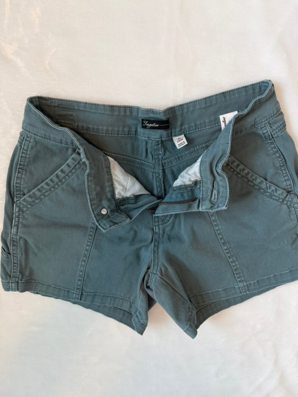 Union Bay Supplies Stretch Canvas Cargo Short - Size 6/28 - Picture 3 of 6